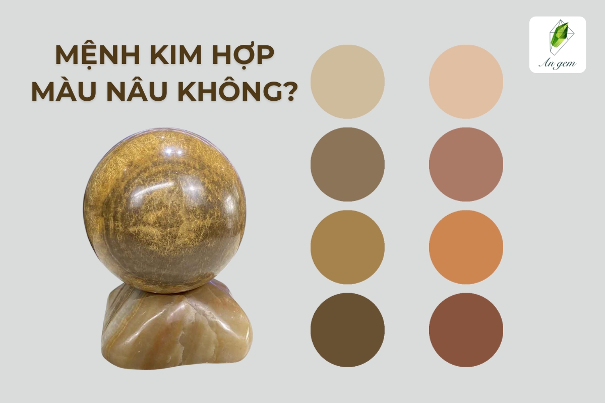 Giải đáp phong thủy: Mệnh Kim hợp màu nâu không?