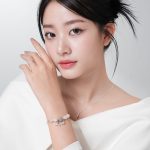 Vòng tay đá An Gem hồng mix trắng full charm - Ảnh 10
