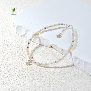 Vòng tay bạc S925 mix đá phong thuỷ cắt giác