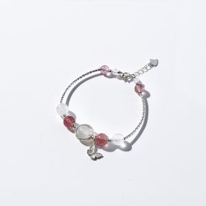 Vòng tay nữ bạc S925 đá tự nhiên An Gem mix charm