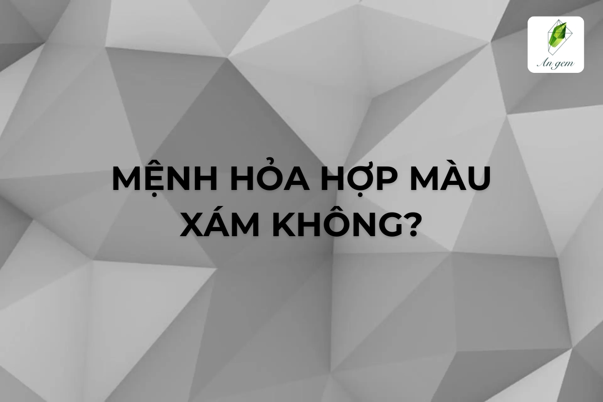Mệnh hoả hợp màu xám không? [Phong thủy 2025] 