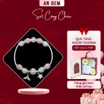 Set Công Chúa (Kèm vòng Thạch anh hồng & Mã não trắng mạ bạc)