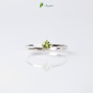 Nhẫn Peridot - xanh lá