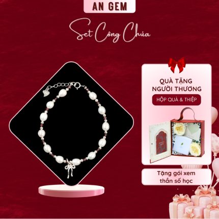 Set Công Chúa (Kèm vòng Ngọc trai & Garnet)