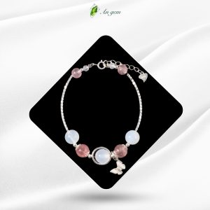 Dâu hồng - Mã não trắng