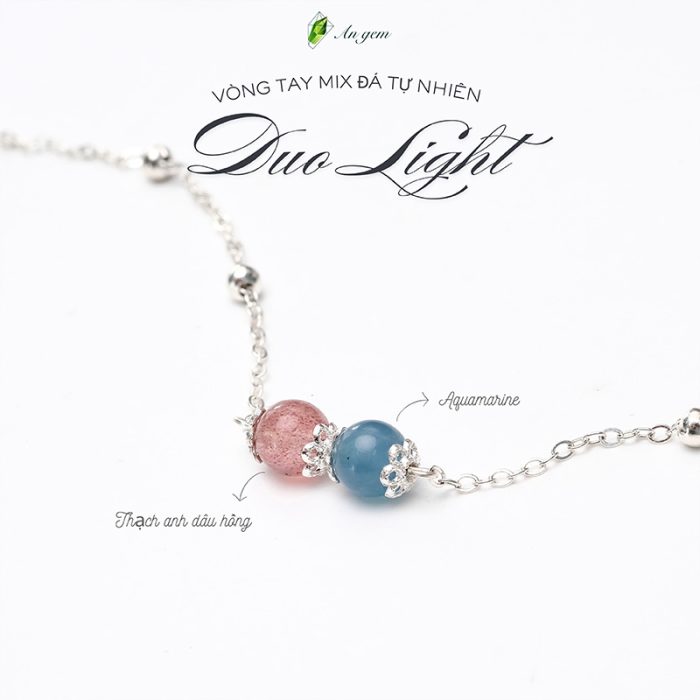 Vòng Tay Nữ Đá Tự Nhiên Duo Light An Gem