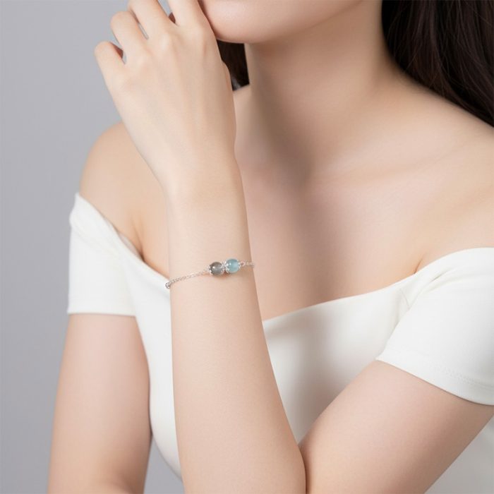 Vòng Tay Nữ Đá Tự Nhiên Duo Light An Gem