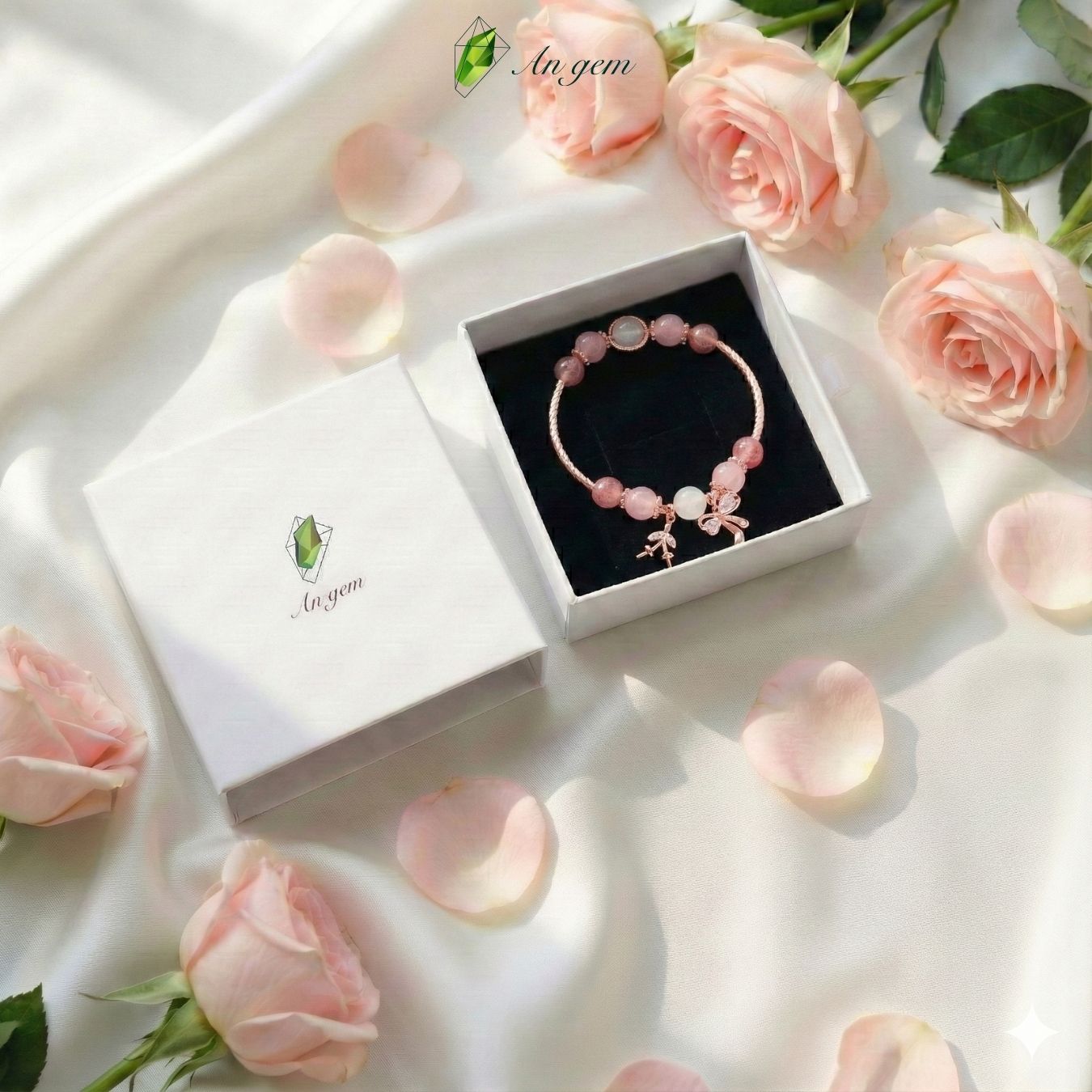 Vòng tay đá tự nhiên An Gem