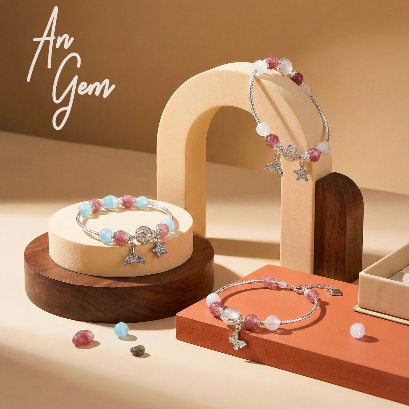Vòng tay đá tự nhiên An Gem