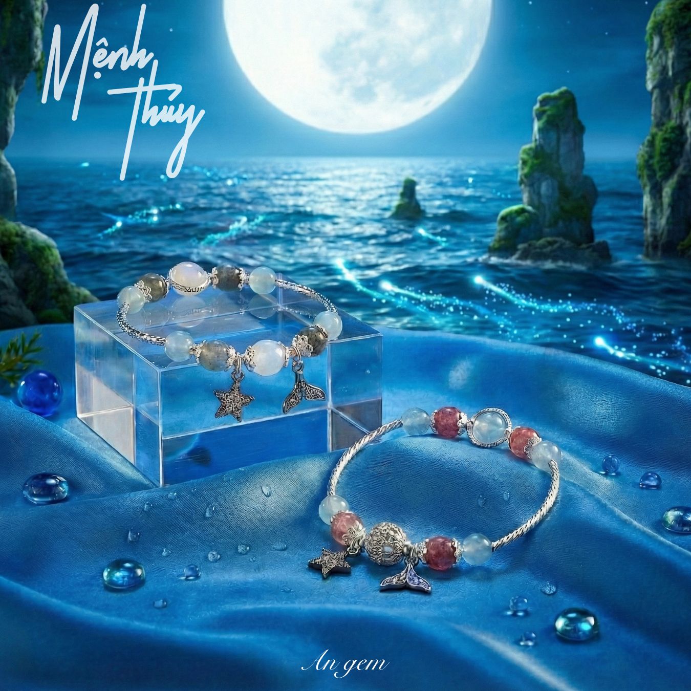 Vòng tay đá mệnh thuỷ