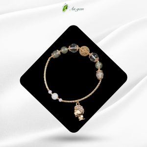 Cung Xử Nữ - TA Trắng x Xà Cừ charm mạ vàng
