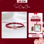 Set công chúa kèm vòng Đá dâu hồng