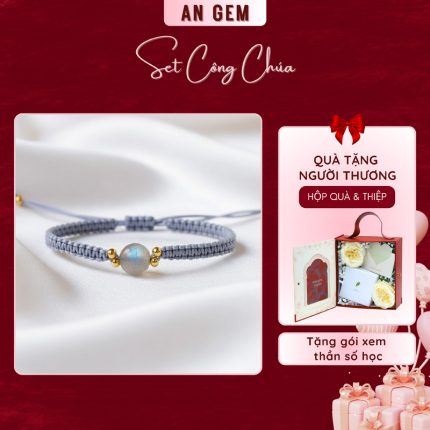 Set công chúa kèm vòng Đá xà cừ