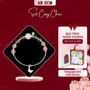 Set Công Chúa (Kèm vòng Dâu hồng & TA Vàng)