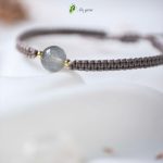 Vòng tay tết dây mix hạt đá An Gem