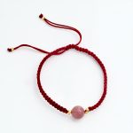 Vòng tay tết dây mix hạt đá An Gem