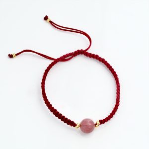 Vòng tay tết dây mix hạt đá An Gem