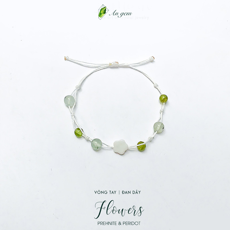 Prehnite & Peridot