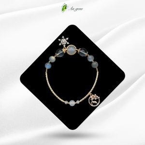 TA Trắng - Xà Cừ - Charm mạ vàng