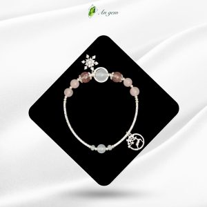 Dâu Hồng - TA Hồng - Charm mạ bạc