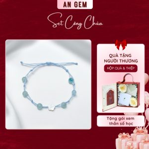 Set công chúa kèm vòng Aquamarine