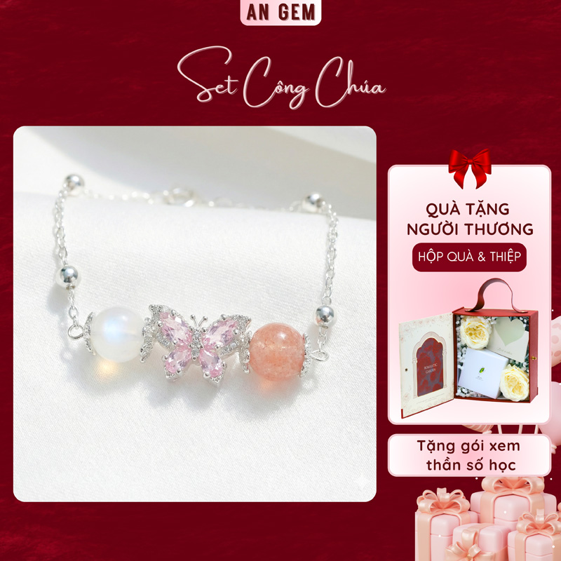 Set công chúa Moon & Dâu hồng