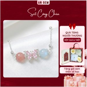 Aquamarine - Dâu hồng (Set công chúa)