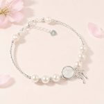 Lắc tay nữ Luna Grace - Ngọc trai & Moonstone - Bạc S925 An Gem