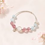 Vòng tay nữ bạc S925 mix đá tự nhiên kèm charm tinh tế An Gem